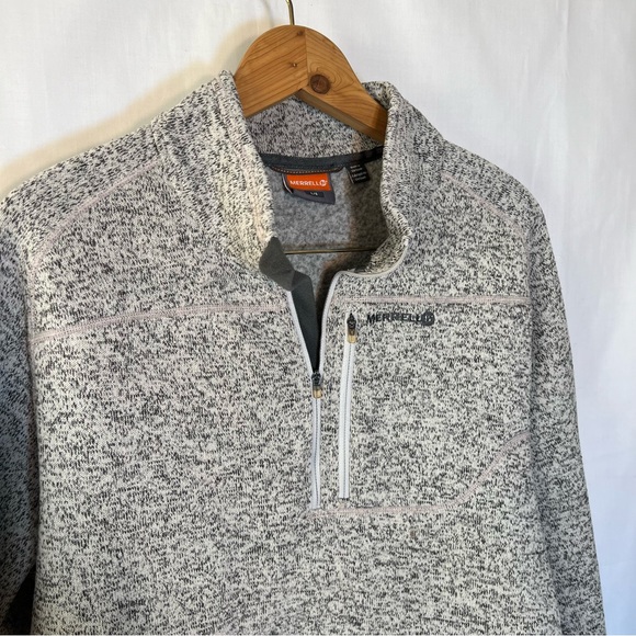 Merrell 1/4 Zip Pullover Gray Men’s Large - Picture 6 of 8